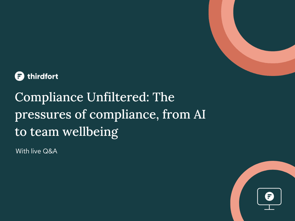 Compliance unfiltered webinar - storyblok