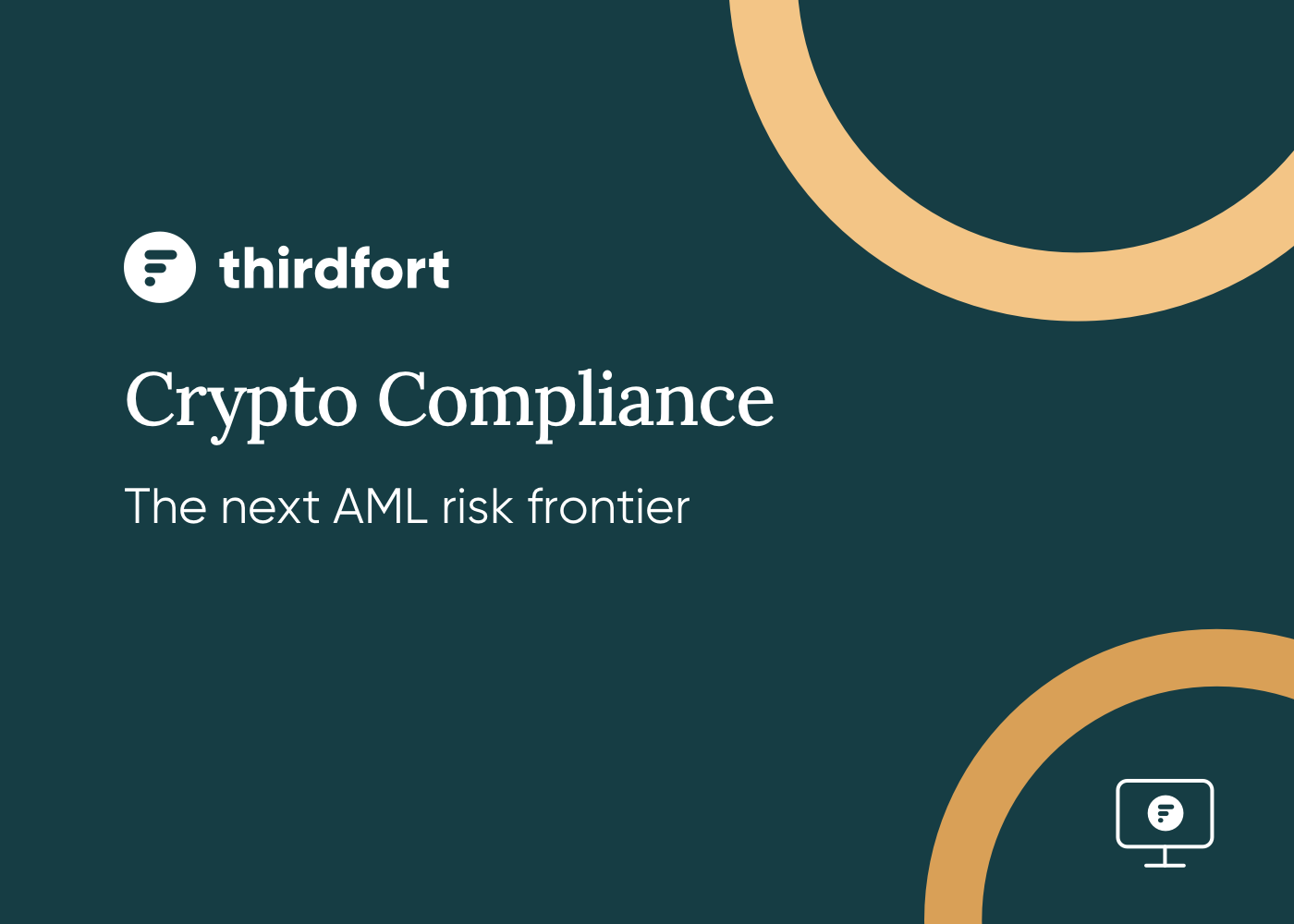 A Thirdfort webinar with title "Crypto Compliance"