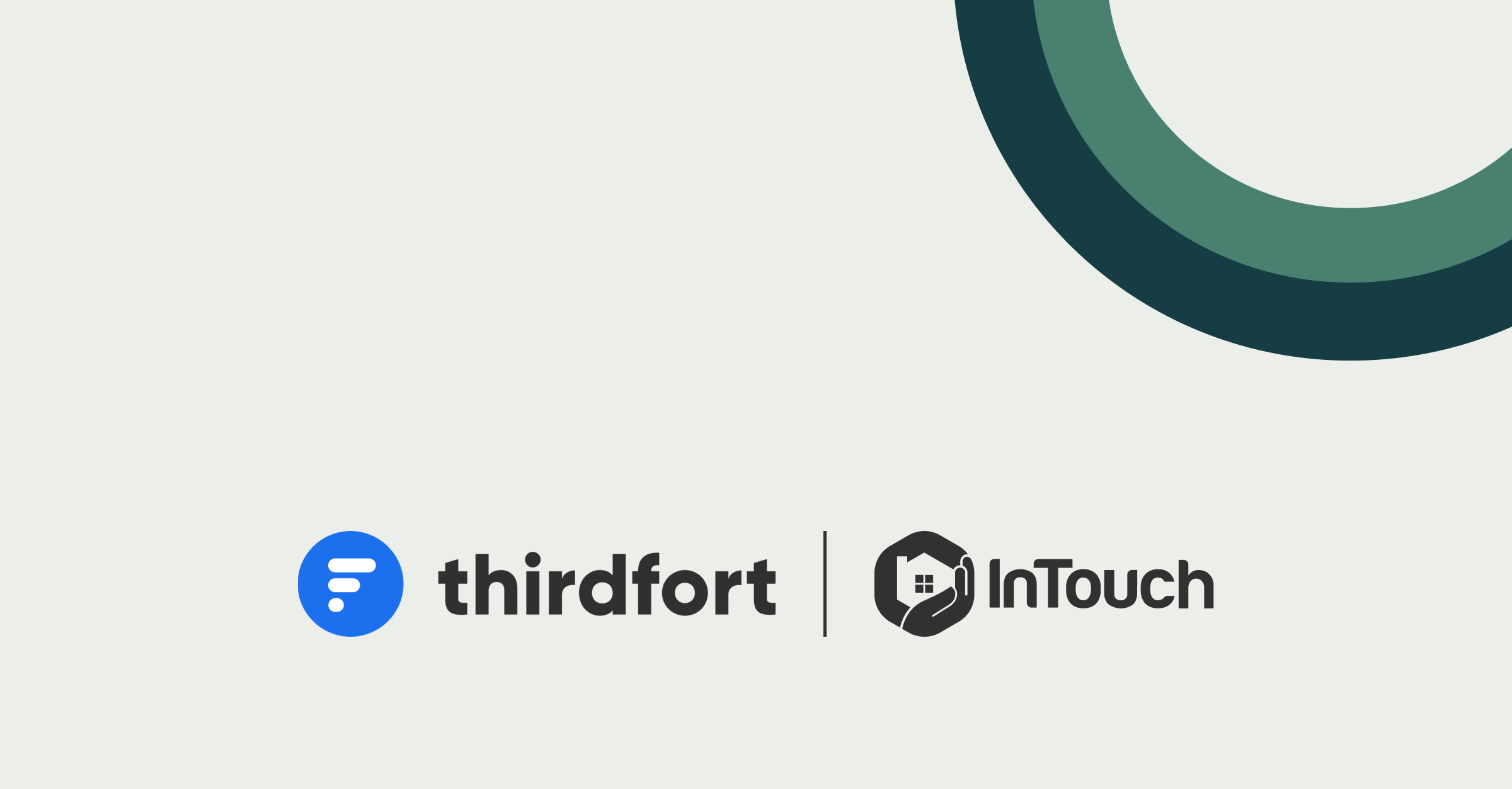 Thirdfort and Intouch logos on a grey background