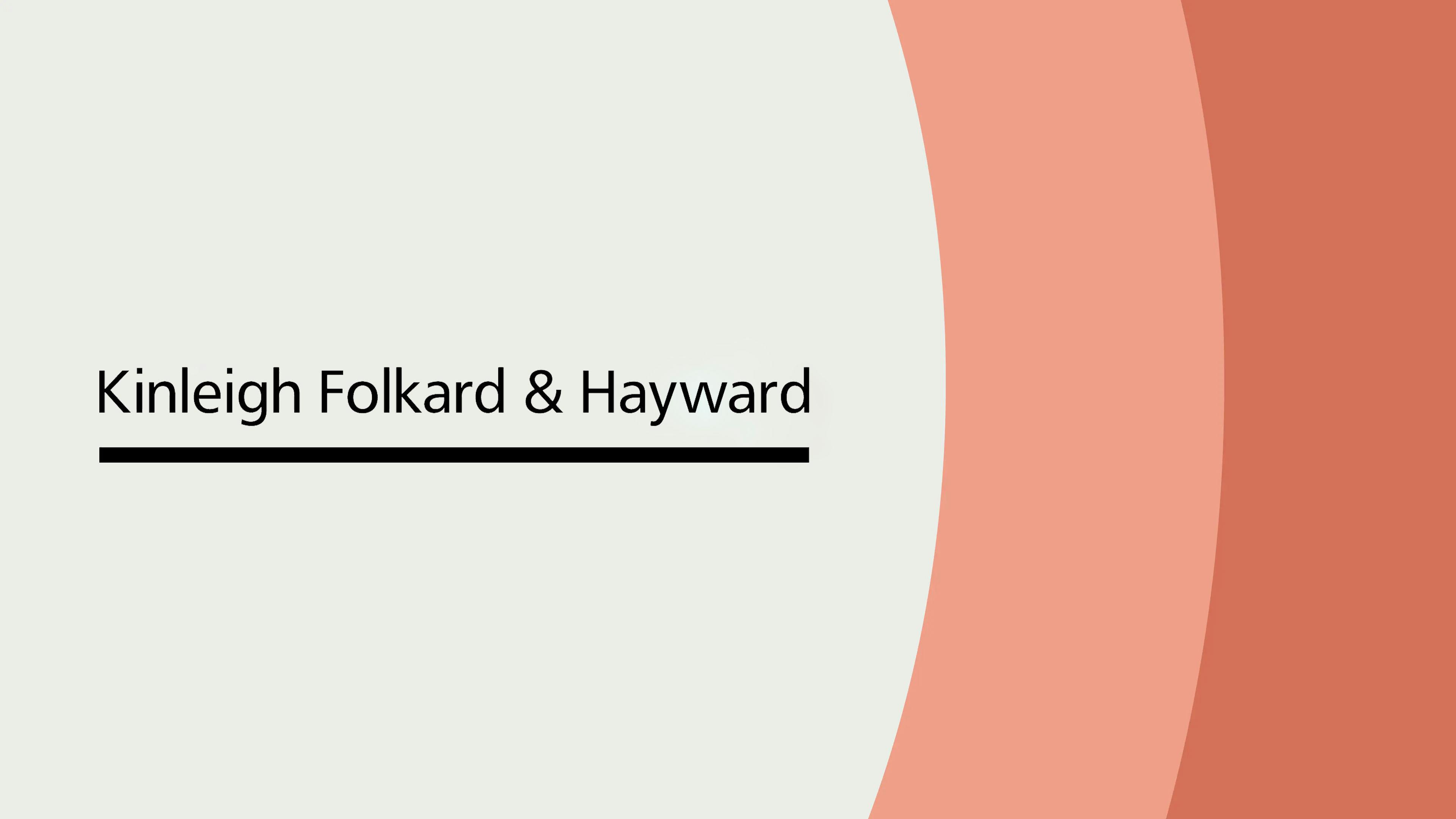 Kinleigh Folkard & Hayward logo on a Thirdfort background